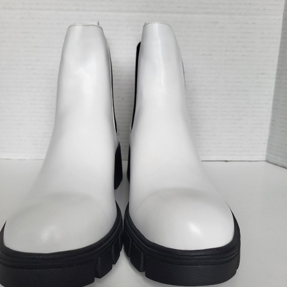 Vepose NY- Chelsea Ankle Boots Low Heel Slip-on Booties - 9 - Picture 4 of 5